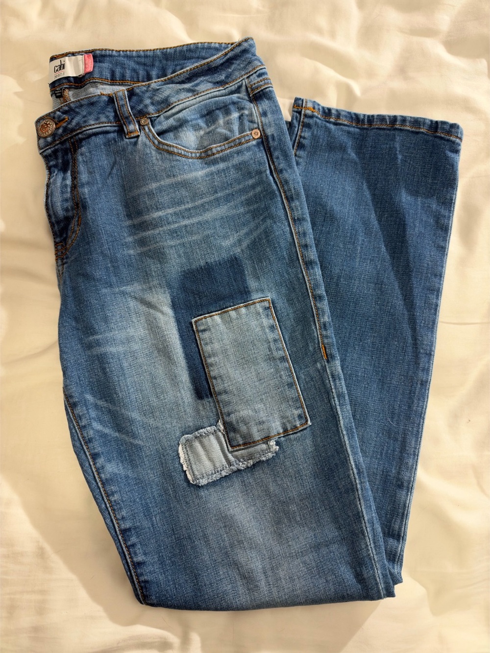 Cabi Jeans Boyfriend Slim Waist 12 Blue